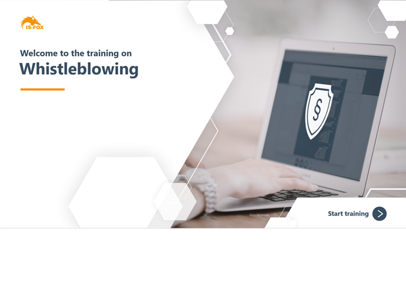 E-learning on whistleblowing, EU Whistleblower Directive, Whistleblower Protection Act