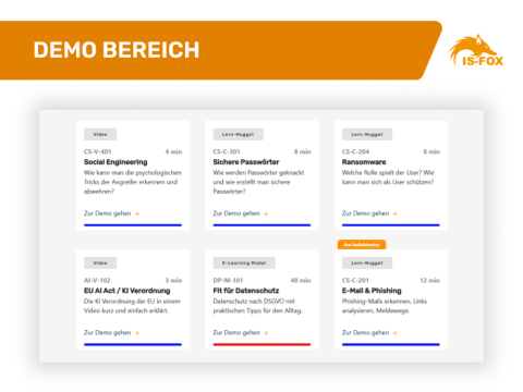 IS-FOX Demobereich Preview DE