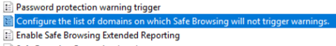 Safebrowsing policy
