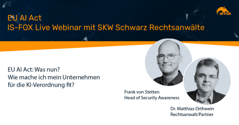 Vorschaubild Webinar EU AI Act: Was nun? Wie mache ich mein Unternehmen für die KI-Verordnung fit