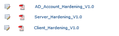 Screenshot hardening standards