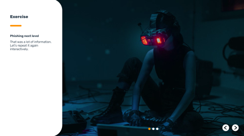 Screenshot Master 7, IS-FOX e-learning, exercise phishing next level