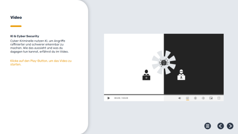 Screenshot aus KI-Schulung