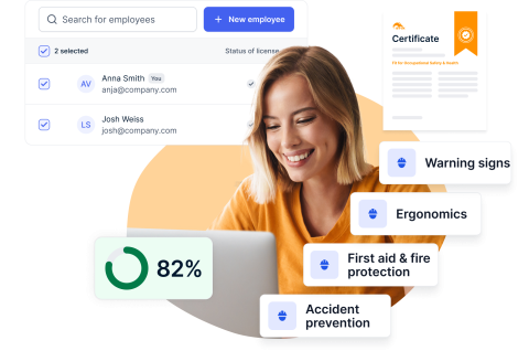 Occupational safety online training for employees