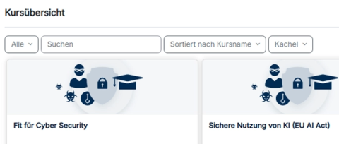 Lernumgebung Log-In